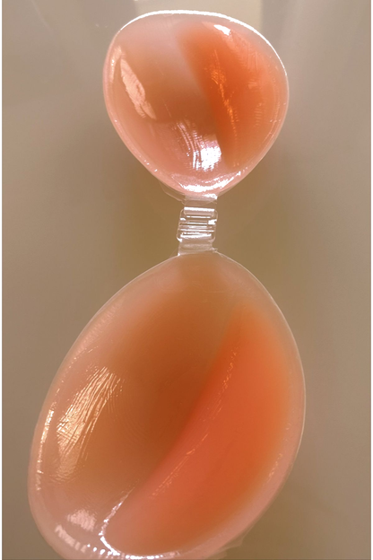 FM003 - Dolgulu Silikon Sütyen- Şeffaf Askılı - Klipsli - Toparlayıcı