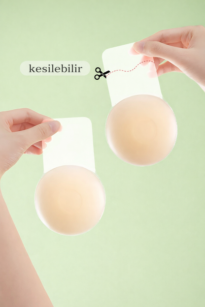 Görünmez Yapışkanlı Silikon Straplez Sütyen
