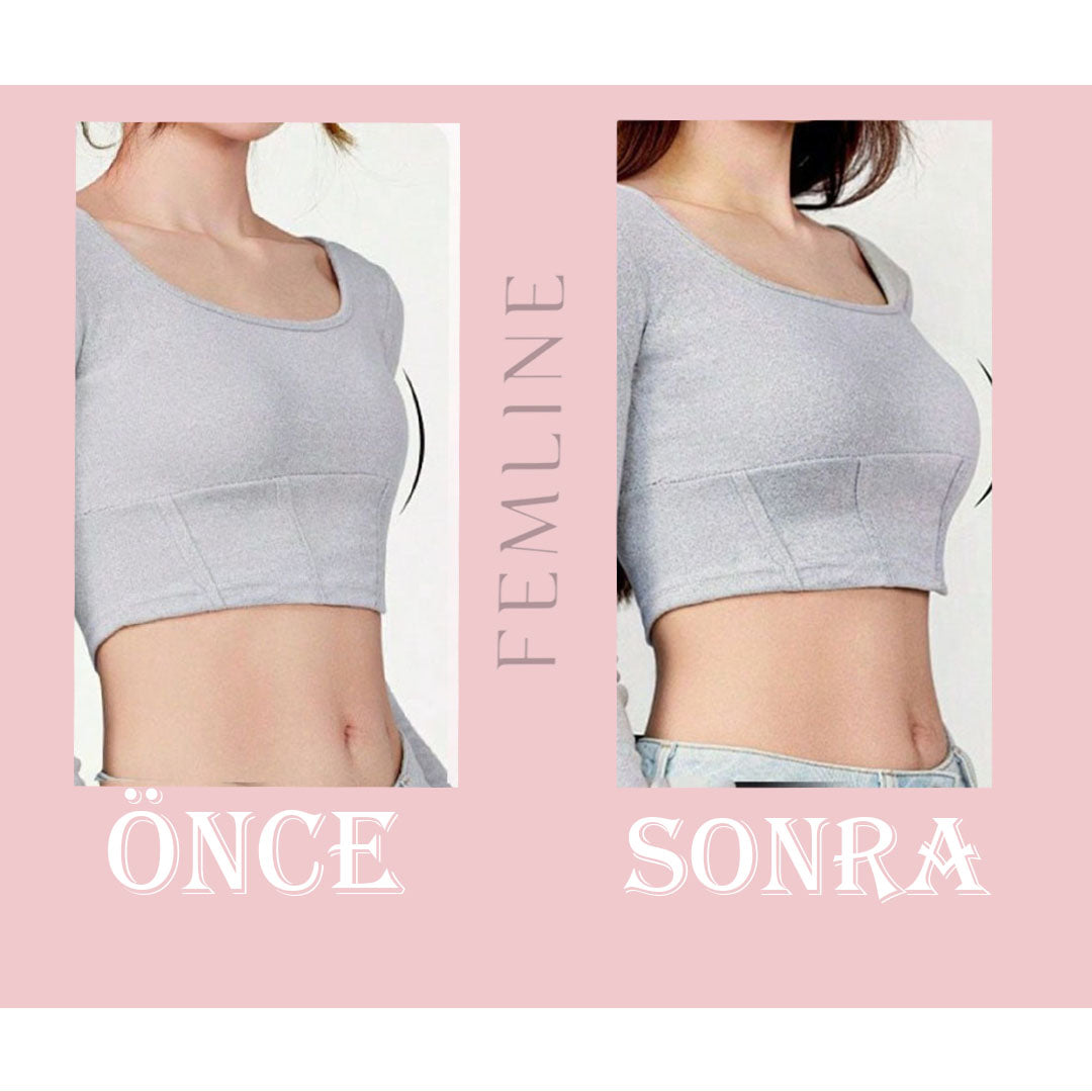 FM003 - Dolgulu Silikon Sütyen- Şeffaf Askılı - Klipsli - Toparlayıcı