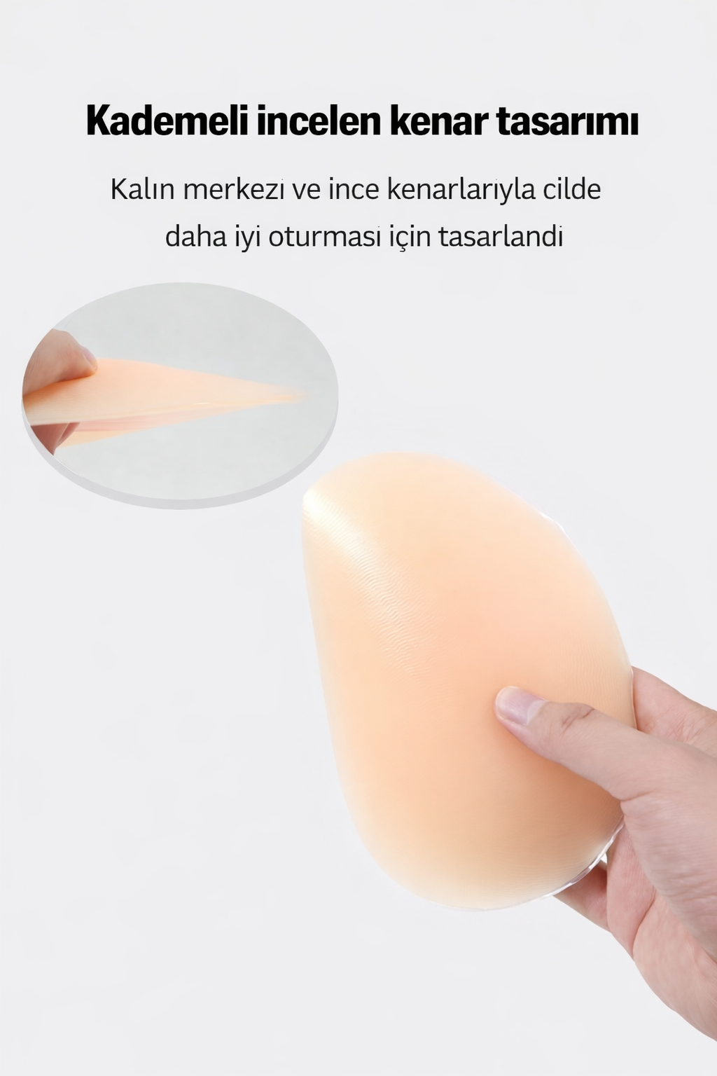 Silikon Yapışkanlı Kalça Kaldırıcı ve Şekillendirici Ped